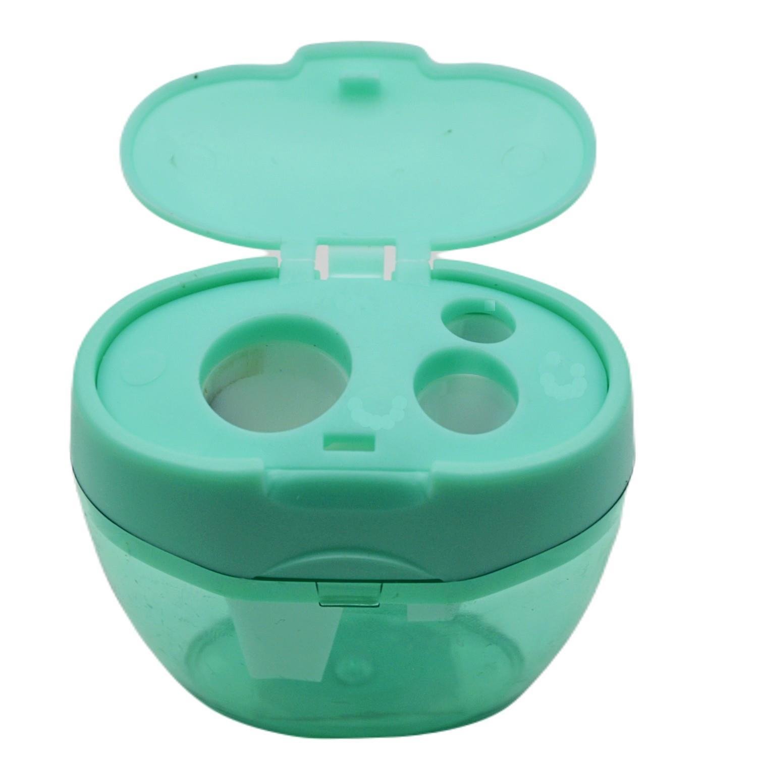 PutiPuti Bamya 3 Bıçaklı Hazneli Kalemtıraş (KOD : 06369