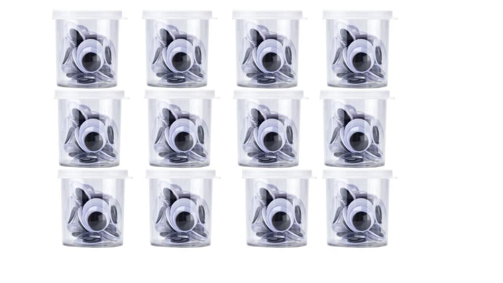 PutiPuti Oynar Göz 15 mm Siyah 12 Kapsül (KOD : 06482)