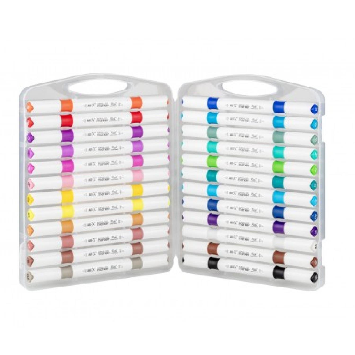 RİCHRich Art-X Acrylic Marker Duo Su Bazlı Çift Uçlu Kalem 24 Renk (18054)