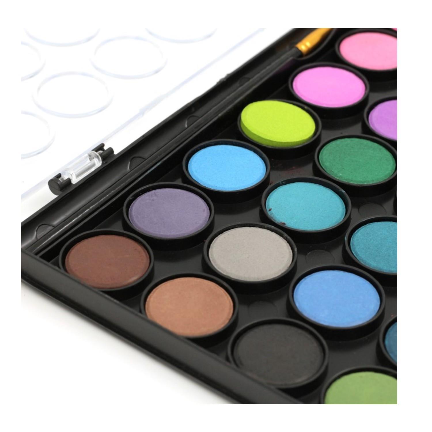 RİCHRich Art-X Premium 48 Renk Sulu Boya Tableti Su Hazneli Fırça Hediyeli