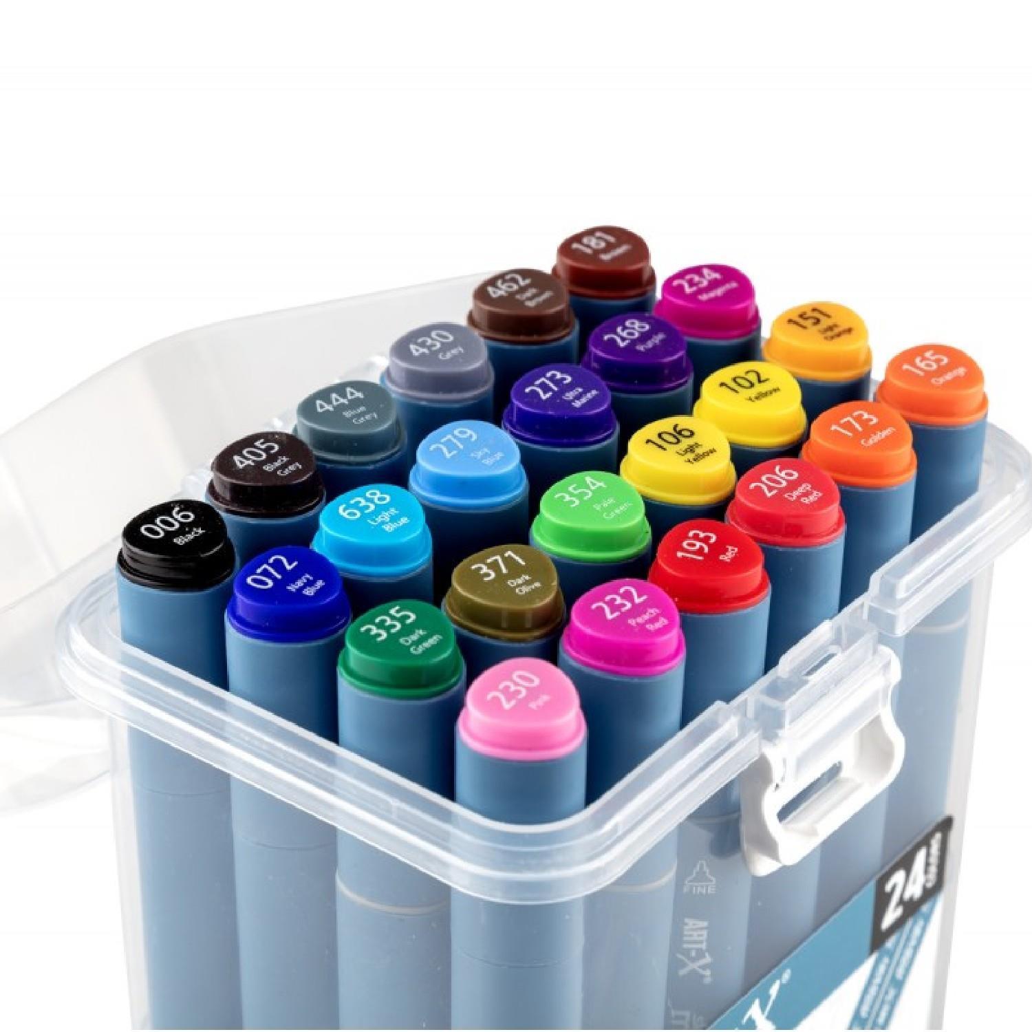 RİCHRich Art-X Sketch Marker Duo Su Bazlı Çift Uçlu Kalem 24 Renk (KOD: 18047)