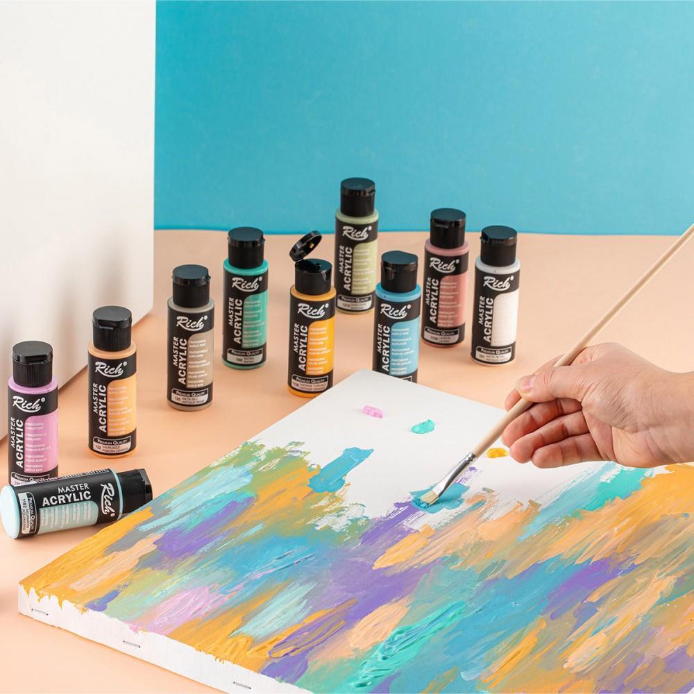 RİCHRich Mastermix Akrilik Boya 60 cc 6 lı Pastel Renkler