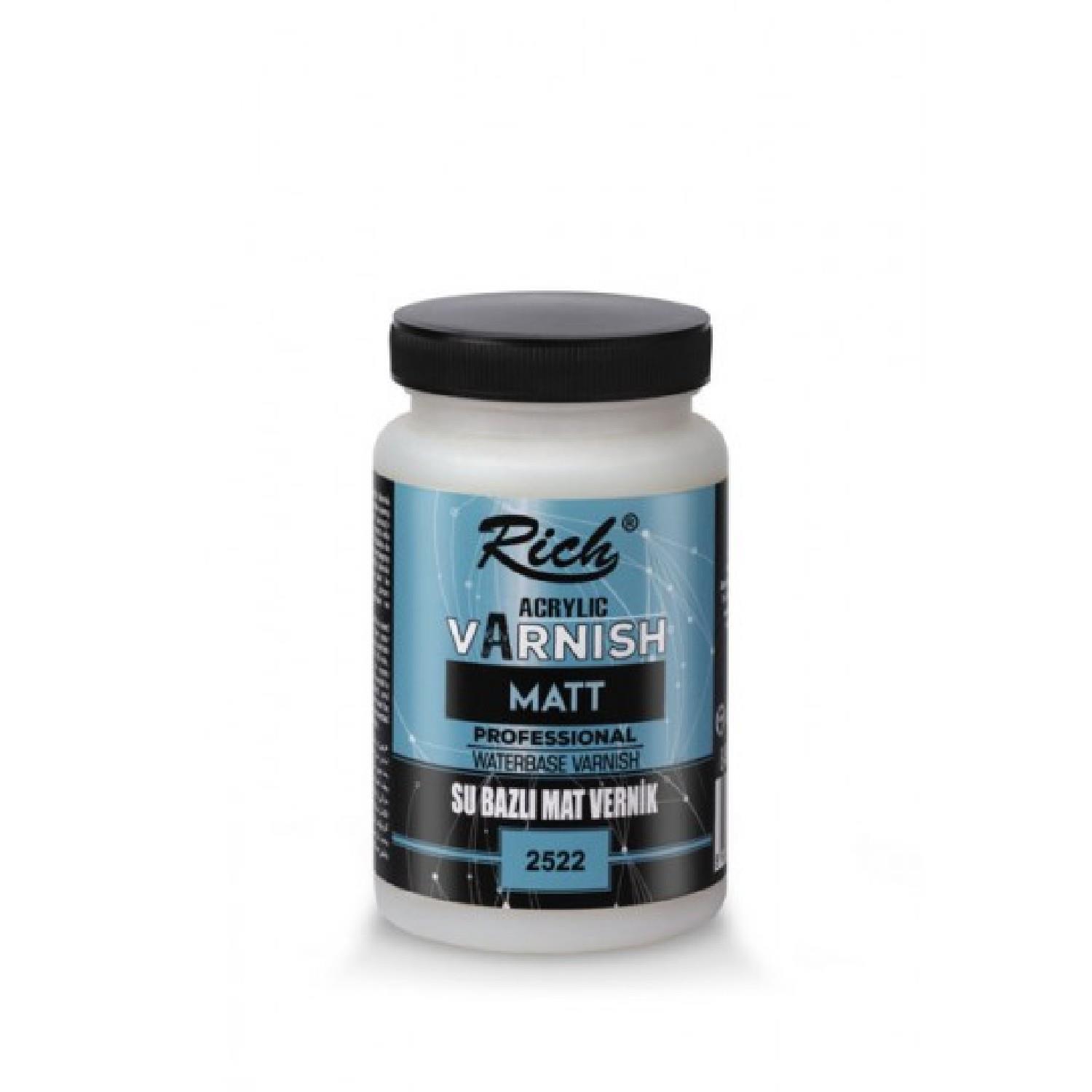 RİCHRich Su Bazlı Mat Vernik Kavanoz 250 cc