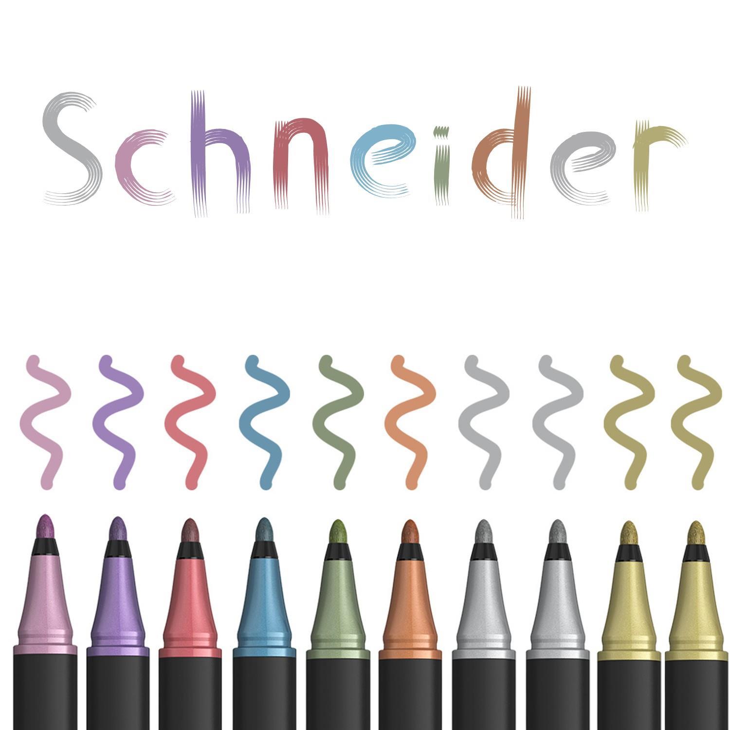 SchneiderSchneider Paint-It 020 Metalik Liner 1-2mm Metal Tüp 10 Lu