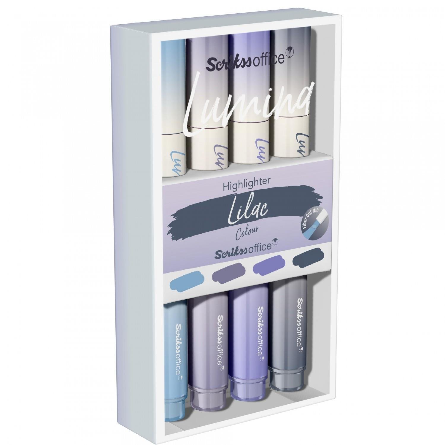 ScrikssScrikss Lumina Fosforlu Kalem 4 Lü Lilac 