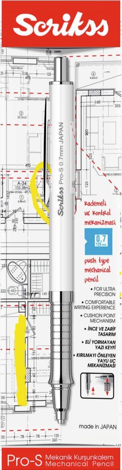 ScrikssScrikss Pro-S Mekanik Versatil Uçlu Kalem Şeffaf Ambalaj  0.7