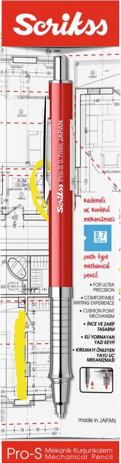 ScrikssScrikss Pro-S Mekanik Versatil Uçlu Kalem Şeffaf Ambalaj  0.7