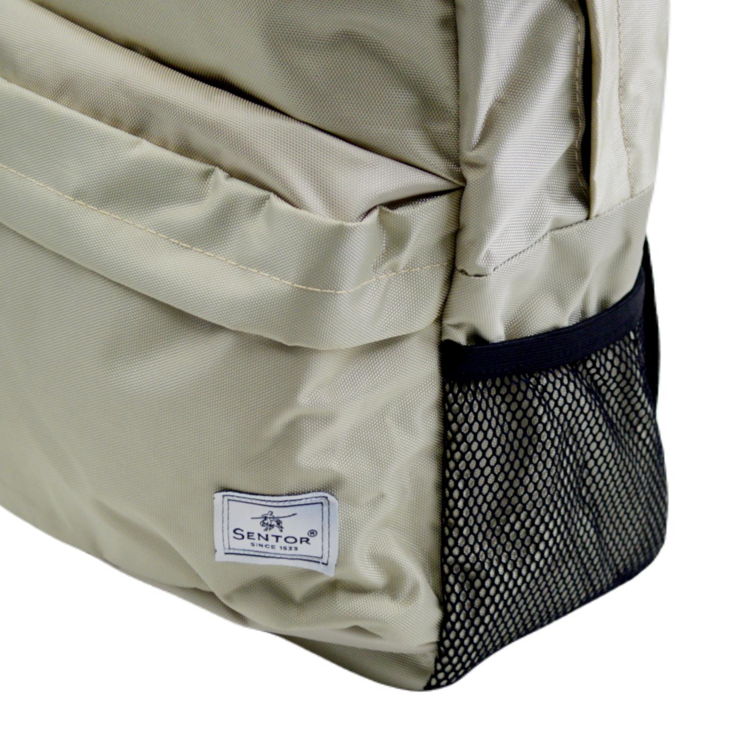 SentorSentor 2 Bölmeli Okul Sırt Çantası Krem (60153)