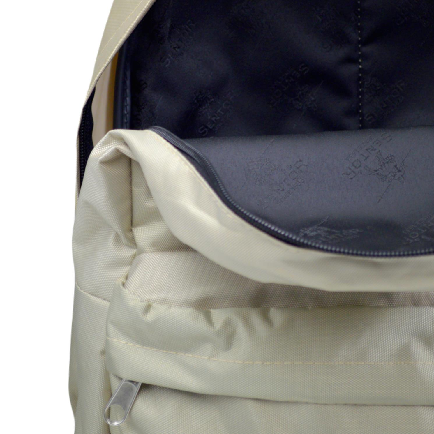 SentorSentor 2 Bölmeli Okul Sırt Çantası Krem (60153)