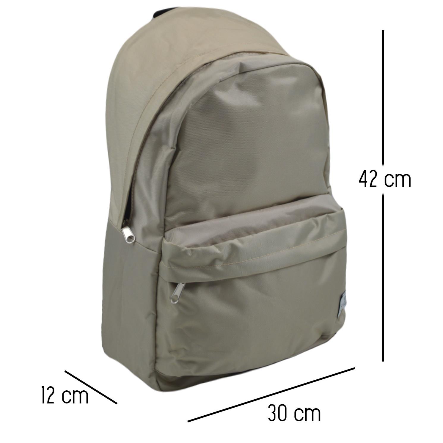 SentorSentor 2 Bölmeli Okul Sırt Çantası Krem (60153)