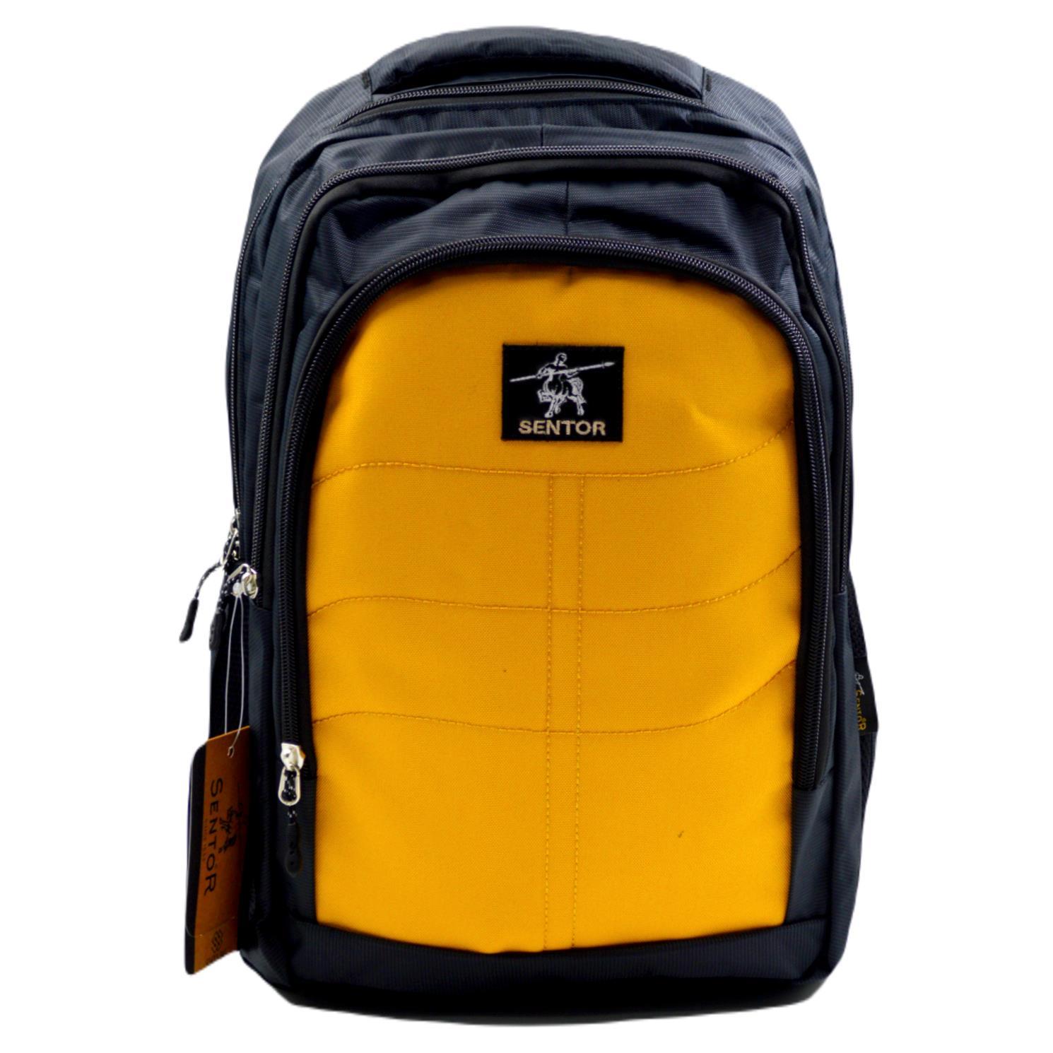 SentorSentor 3 Bölmeli Okul Sırt Çantası Sarı (50006)