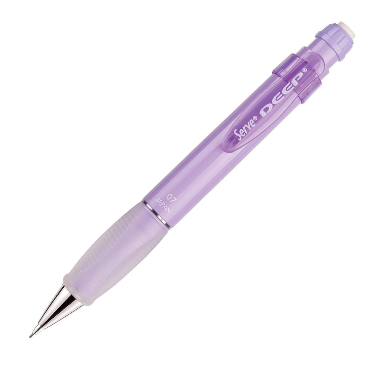 ServeServe Deep Pastel Mekanik Versatil Uçlu Kalem Uç-Silgi 3 lü Okul Seti 0.7
