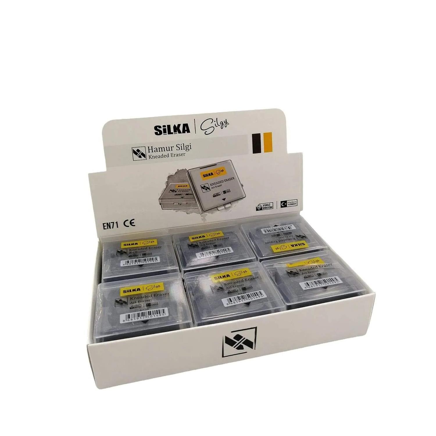 SİLKASilka Hamur Silgi Gri ART-26 (12 Adet)