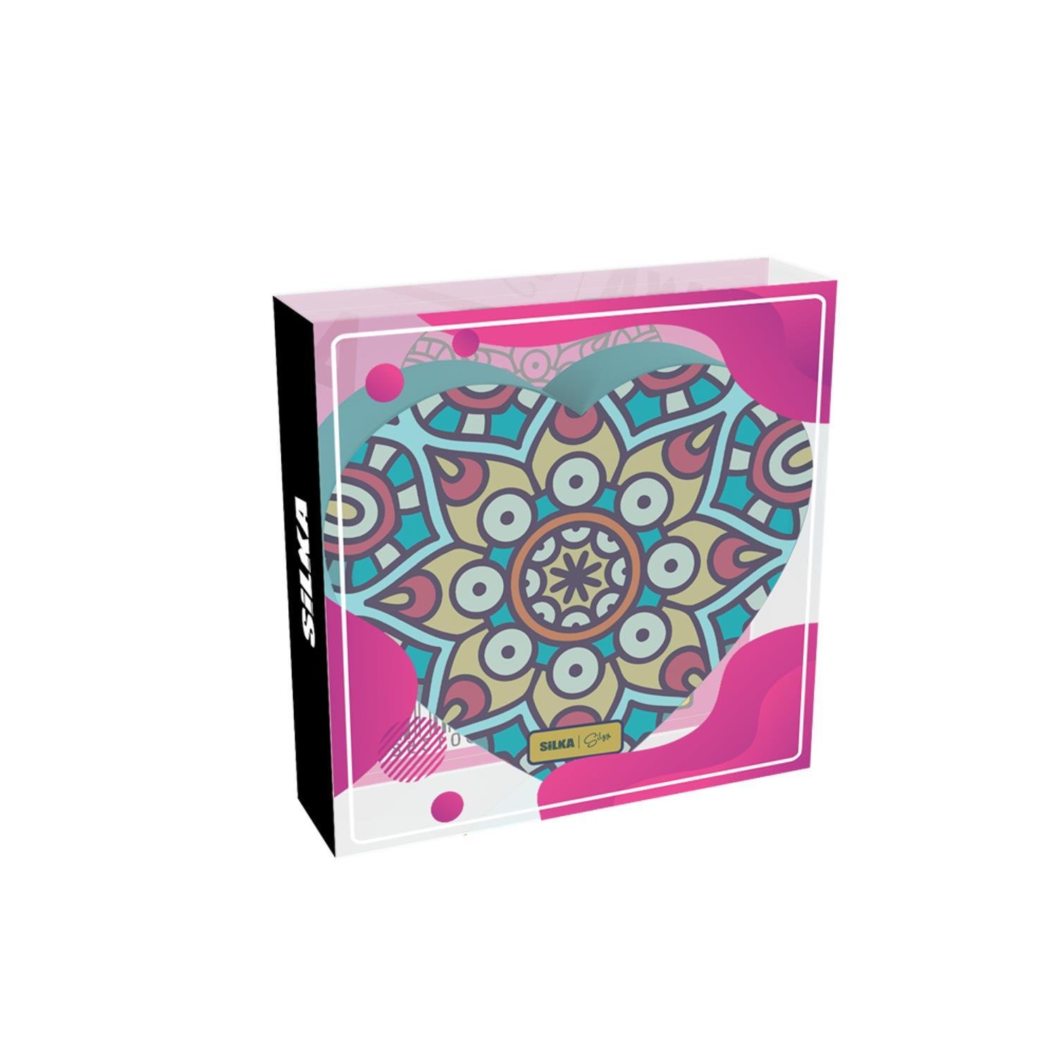 SİLKASilka Mandala Desenli Silgi ART-50 (36 Adet)