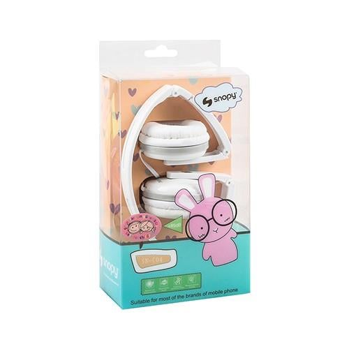 SnopySnopy SN-C04 Beyaz Çocuk Kulaklığı