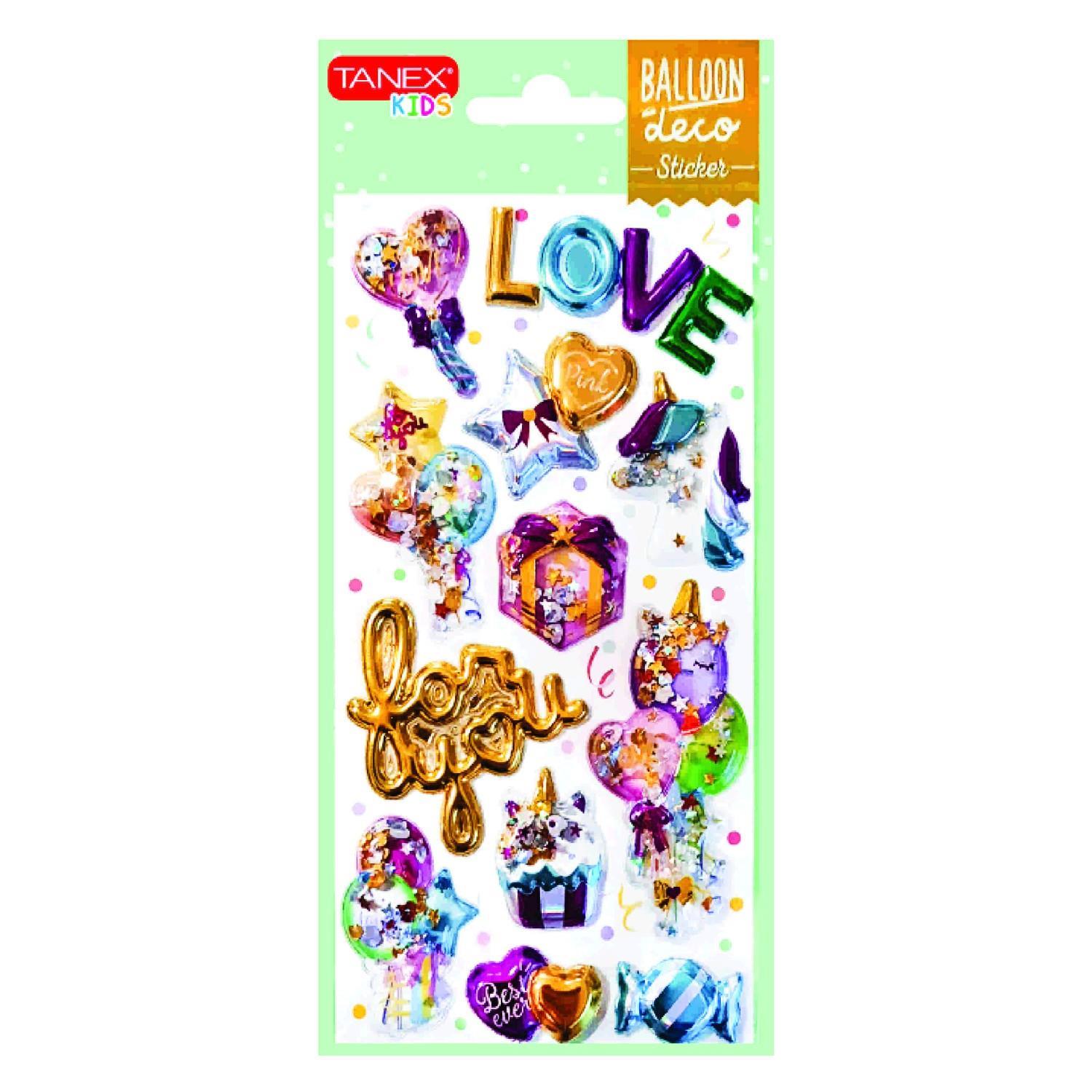 TanexTanex Kids Balloon Pullu Sticker 12 Parça (26004)