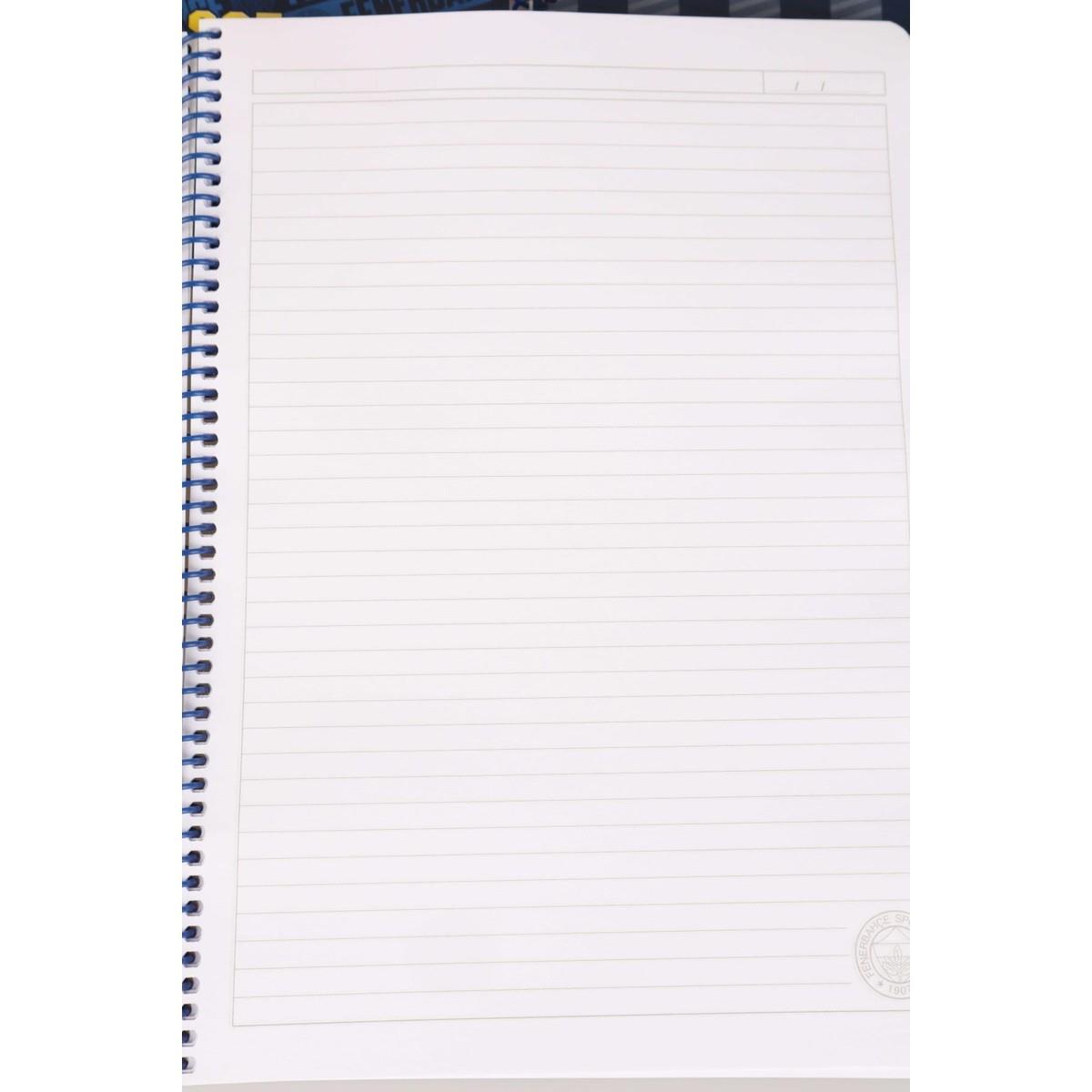 FenerbahçeTimon Fenerbahçe A4 72 Yaprak Karton Kapak Spiralli Defter Çizgili 1 Adet (594568)