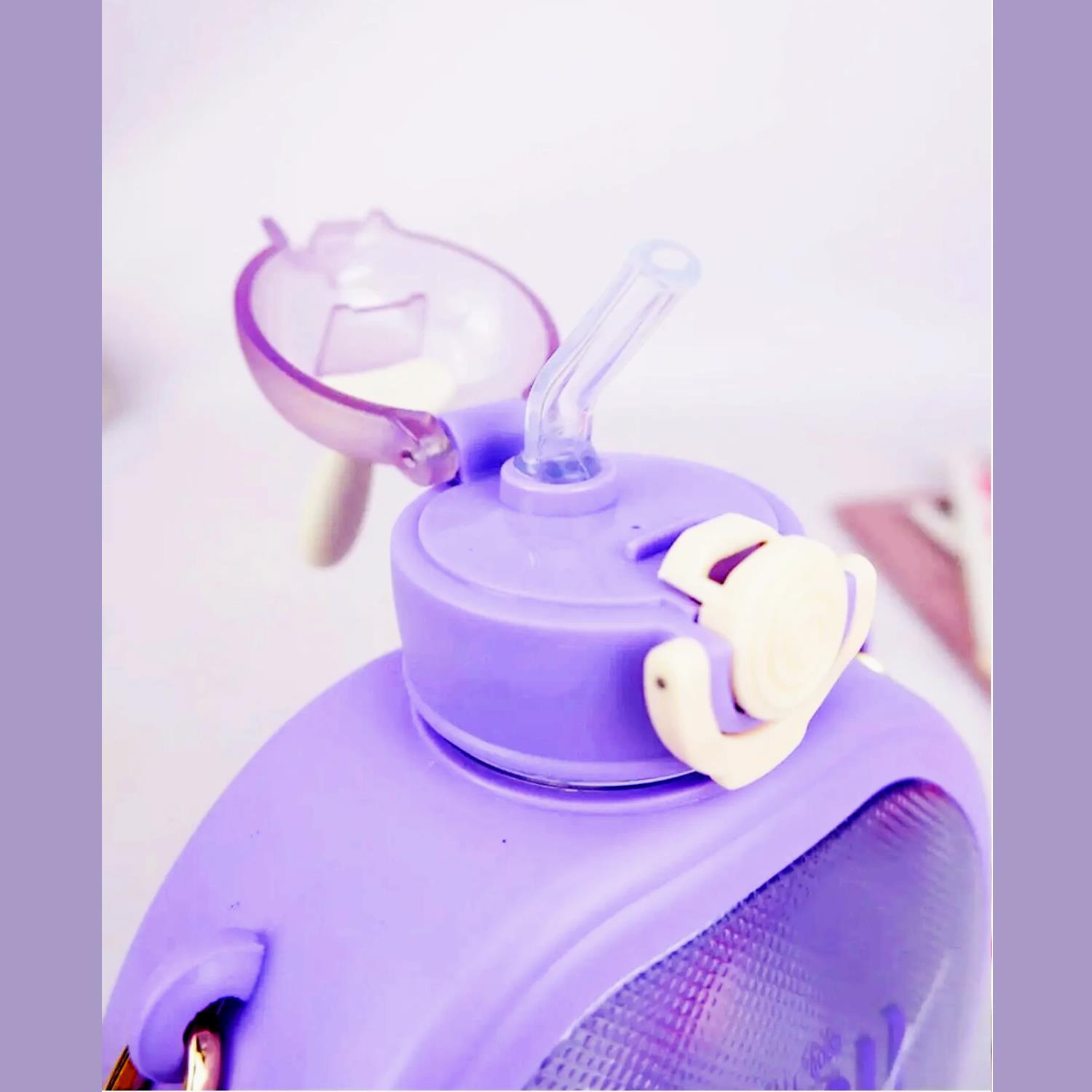 TohanaTohana Tavşan Figürlü Askılı H2O Polikarbon Matara 700 ml (H2O76022)