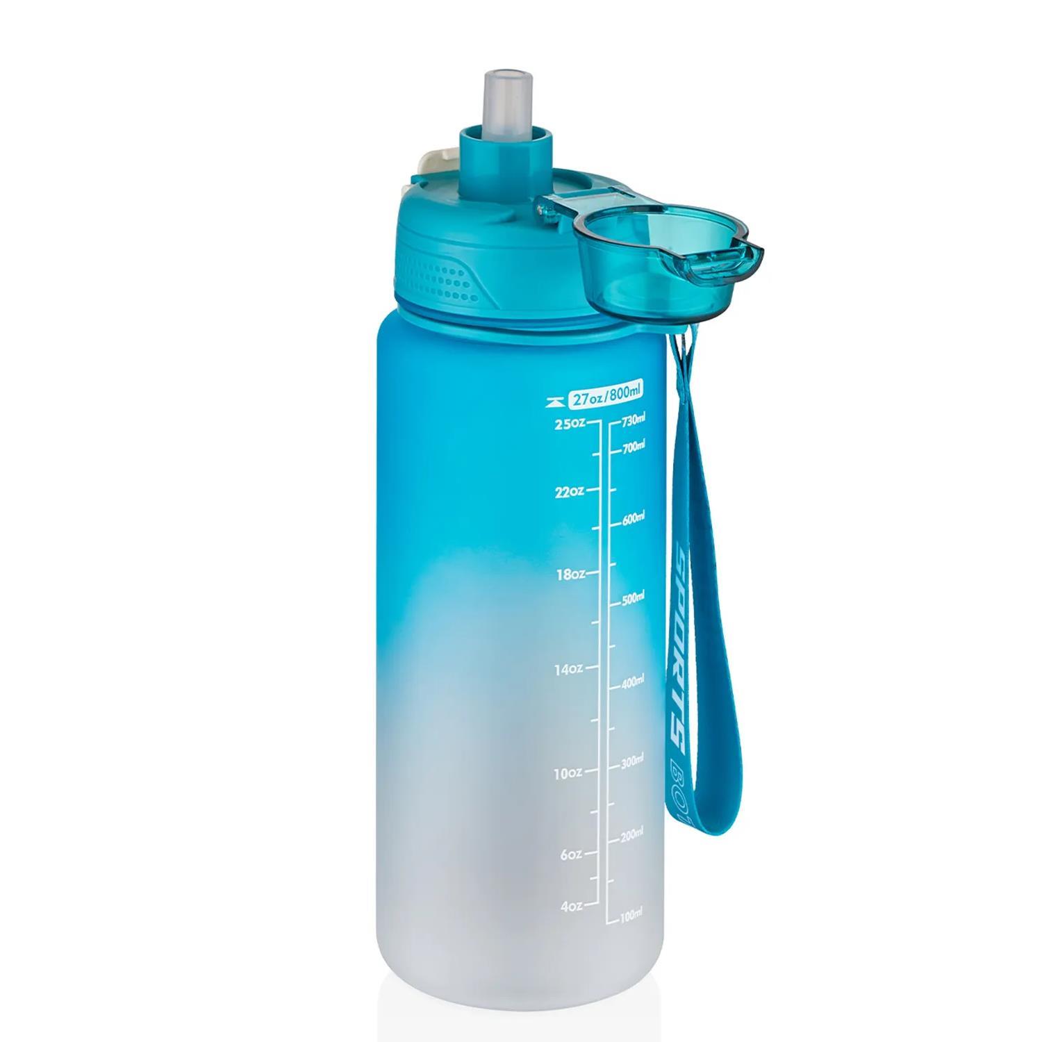 VagonlifeVagonlife Figürlü Su Matarası 800 ml Pipetli/Pipetsiz Çift Kullanım Sticker Hediyeli VGN2352