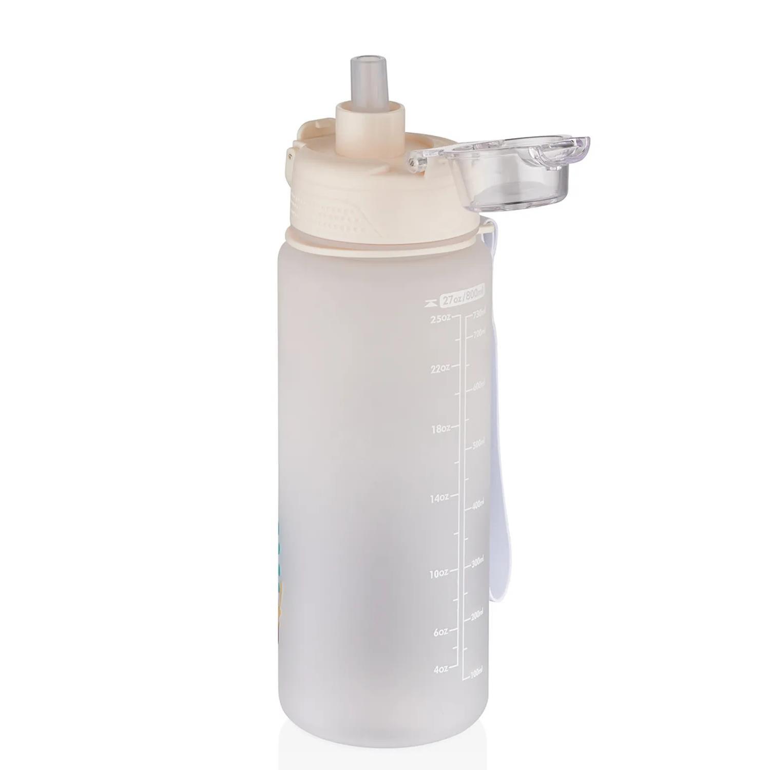 VagonlifeVagonlife Figürlü Su Matarası 800 ml Pipetli/Pipetsiz Çift Kullanım Sticker Hediyeli VGN2352