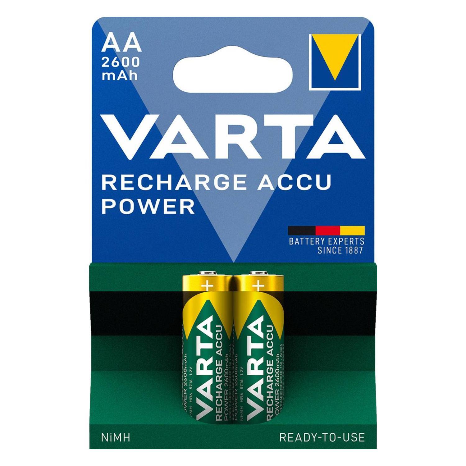 VartaVarta Şarj Edilebilir 2600 mah AA Kalem Pil 2 Li