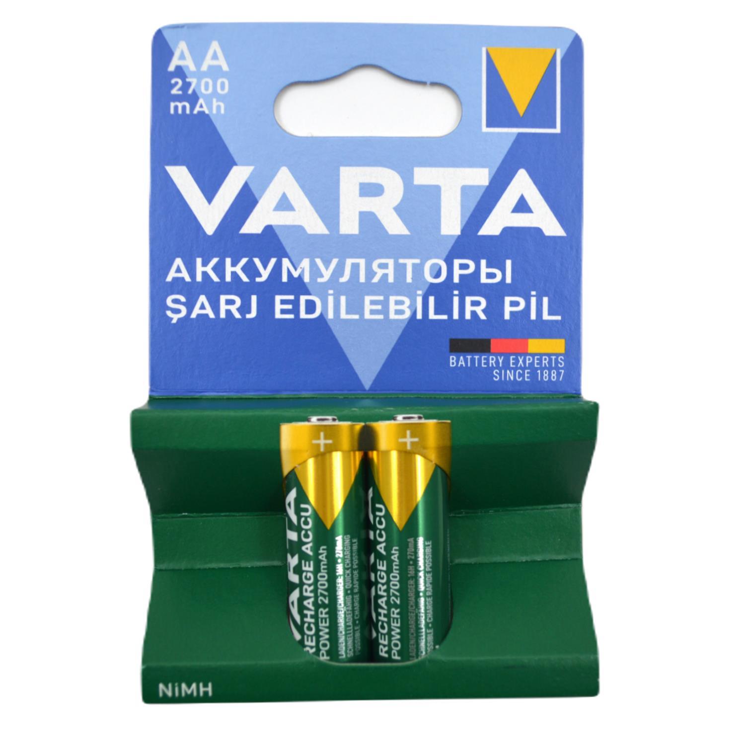 VartaVarta Şarj Edilebilir Accu Kalem Pil AA 2700 Mah 4 lü