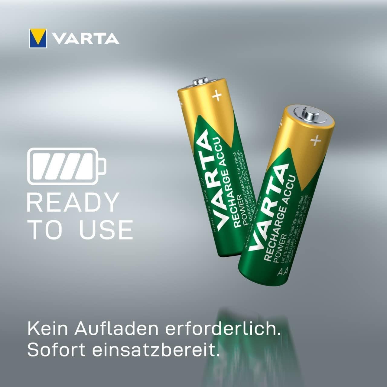 VartaVarta Şarj Edilebilir Accu Kalem Pil AA 2700 Mah 4 lü