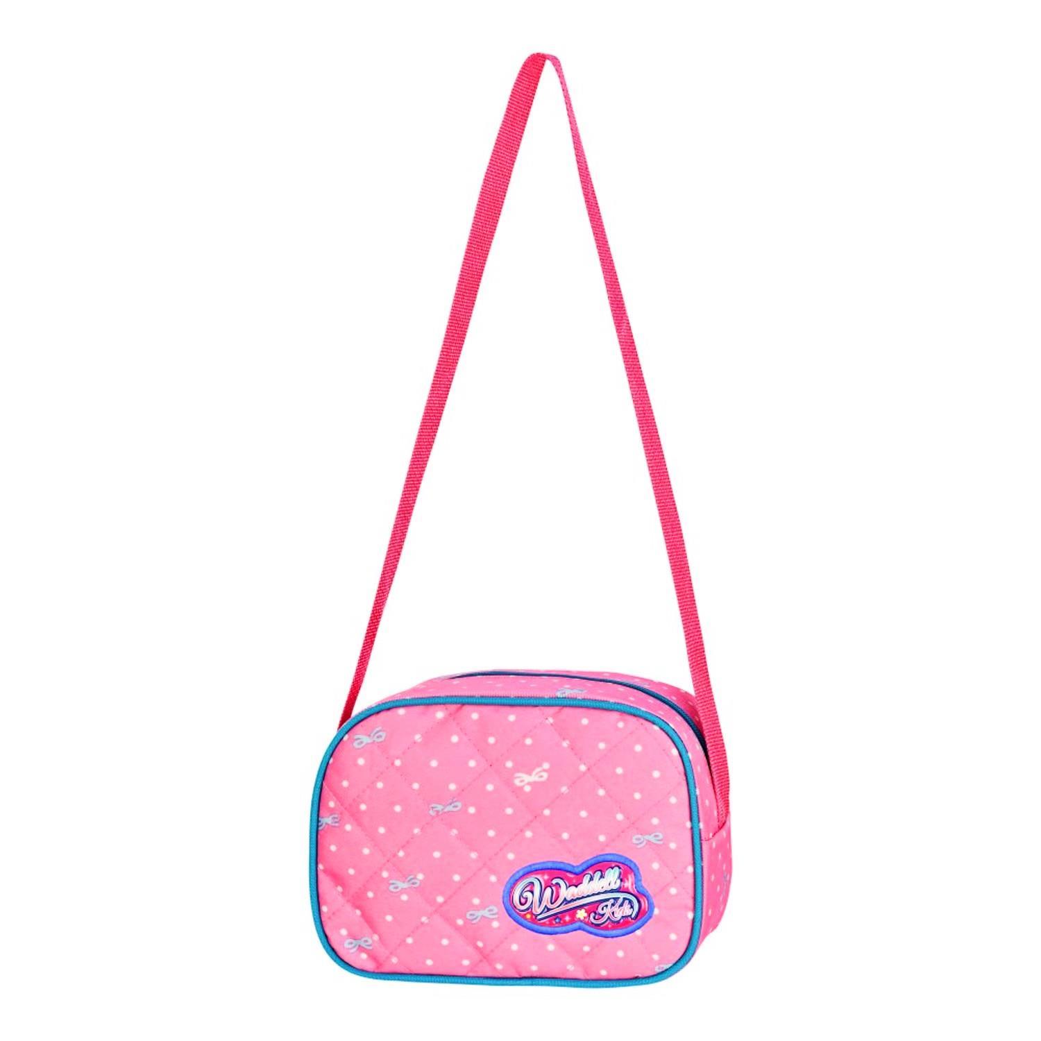 WaddellWaddell 3 Bölmeli İlkokul Çantası ve Beslenme Çantası Sue and Se Kalp Benekli Pembe 5001