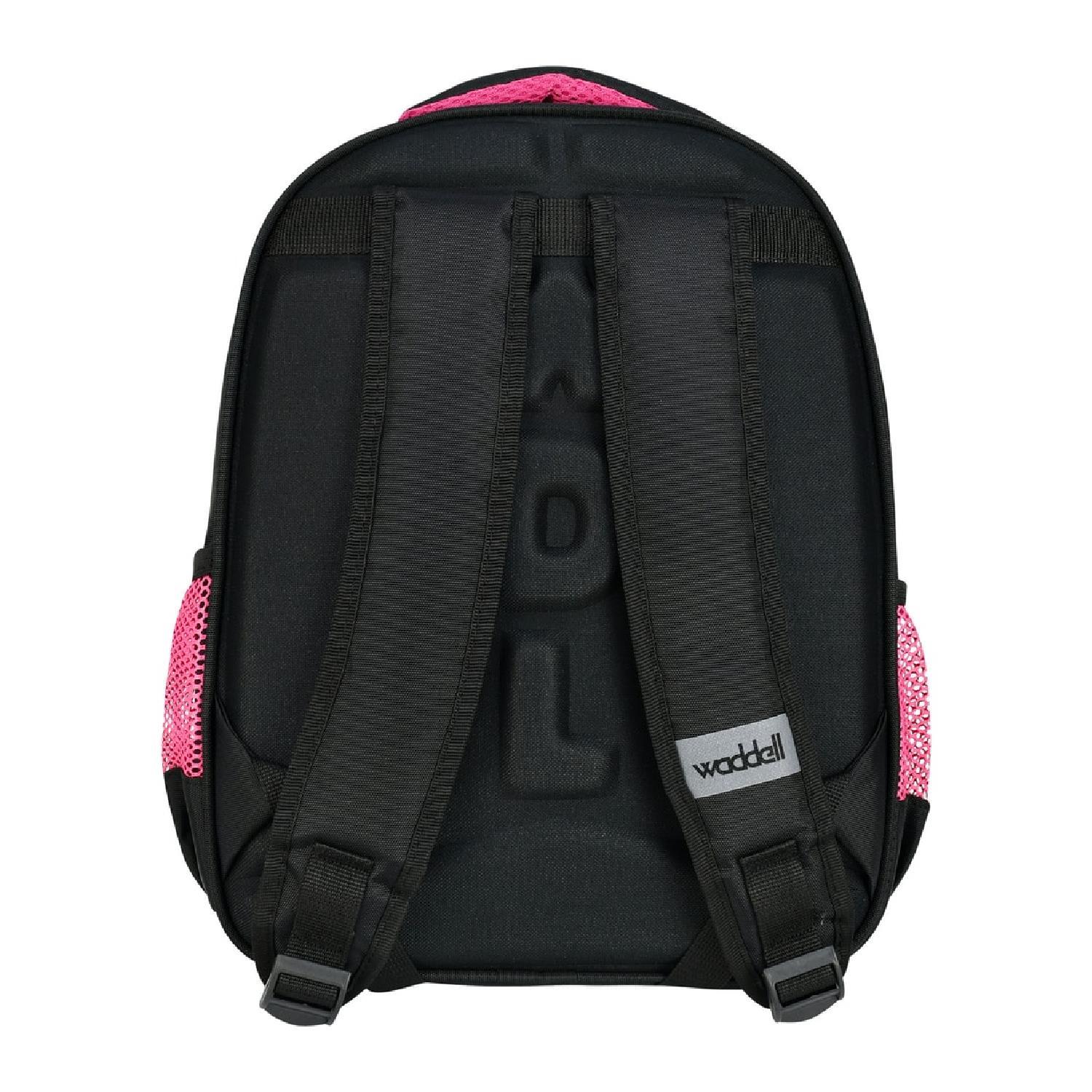 WaddellWaddell 3 Bölmeli İlkokul Çantası ve Beslenme Çantası Kedi Siyah-Pembe 5011