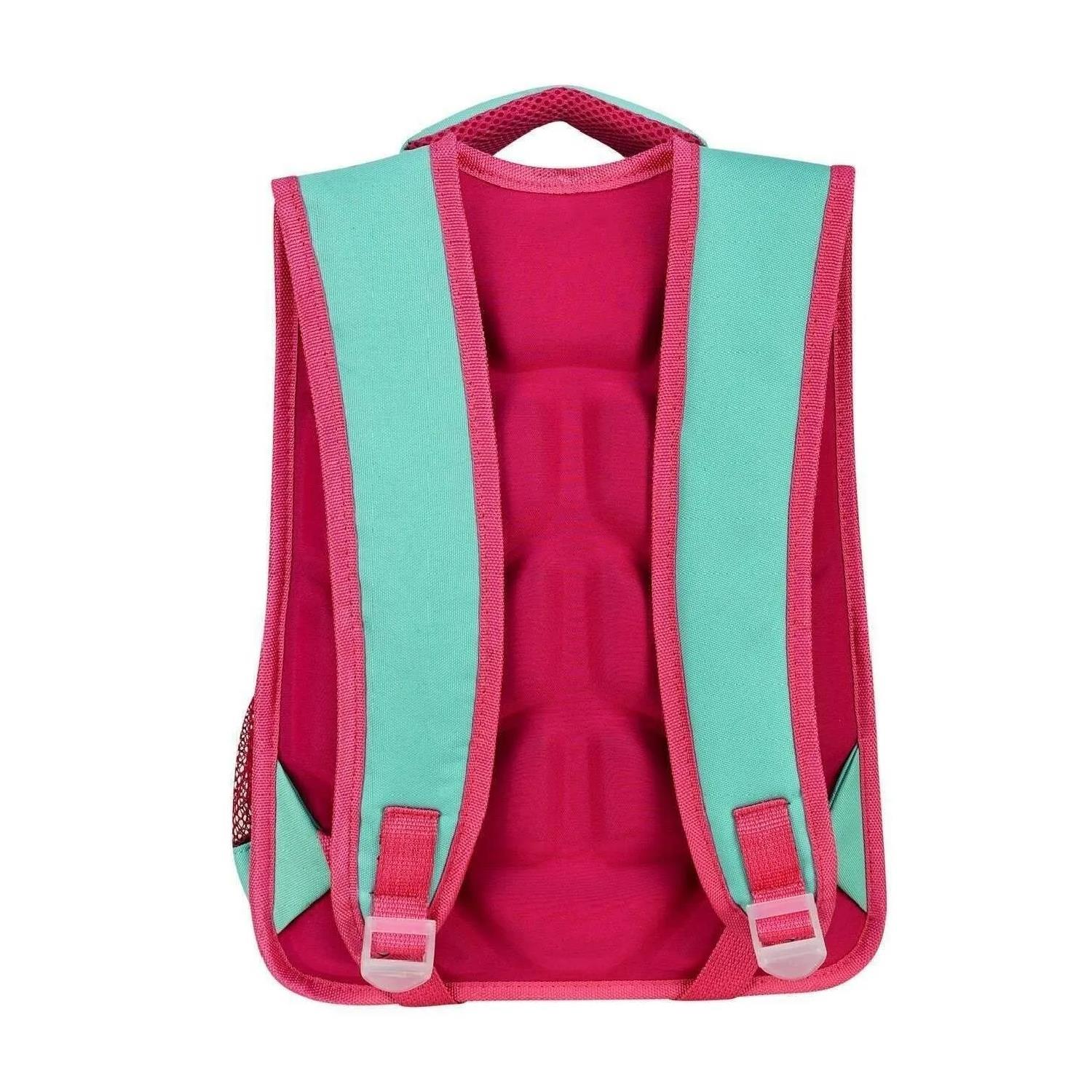 WaddellWaddell 3 Bölmeli İlkokul Çantası ve Beslenme Çantası Little Horse Su Yeşili-Pembe 3003