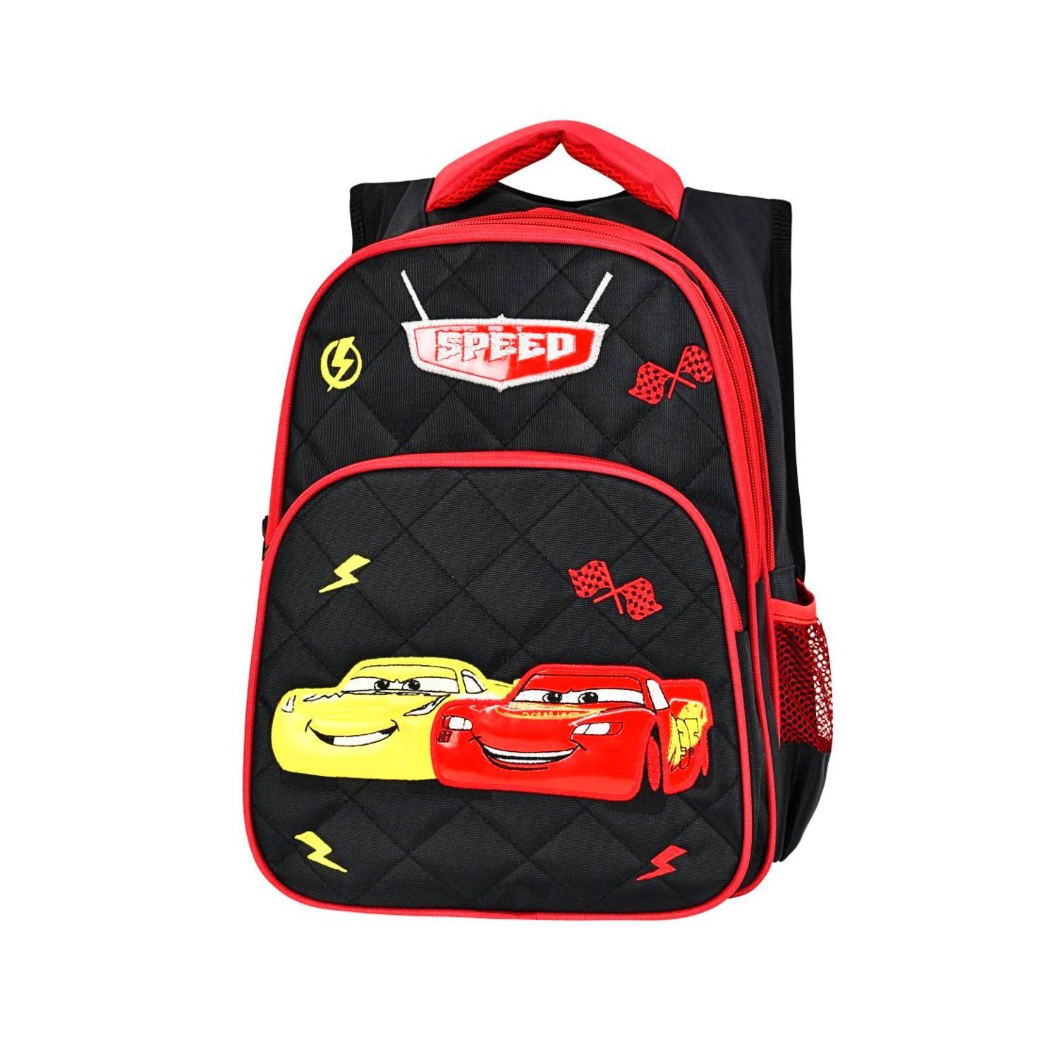 WaddellWaddell 3 Bölmeli İlkokul Çantası ve Beslenme Çantası Arabalar Siyah 2018-3