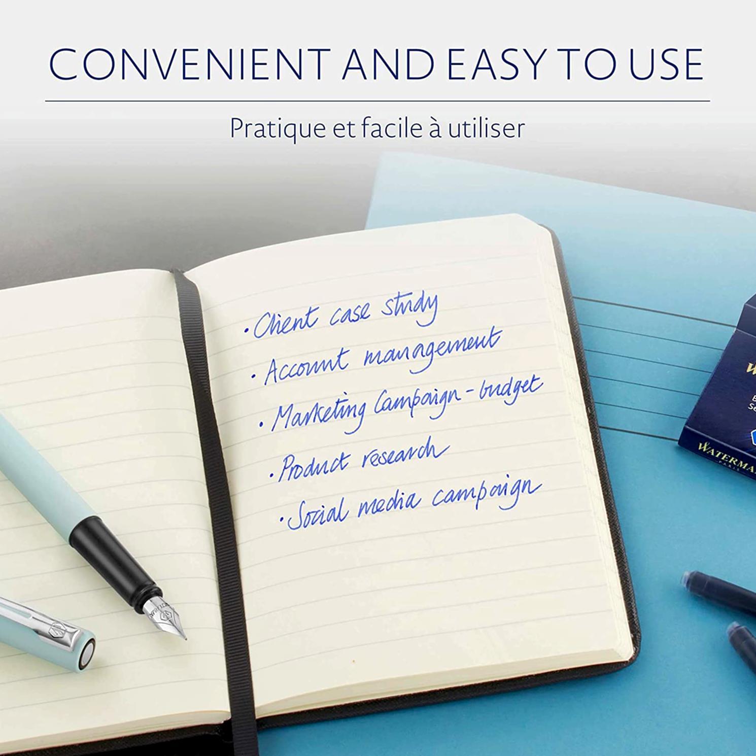 WatermanWaterman Mavi 8 Li Uzun Kartuş Mavi S0110860