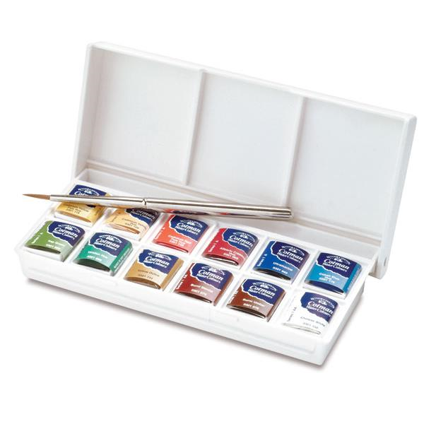 ArtdecoWinsor& Newton 12'li Cotman Kır Tipi Sulu Boya
