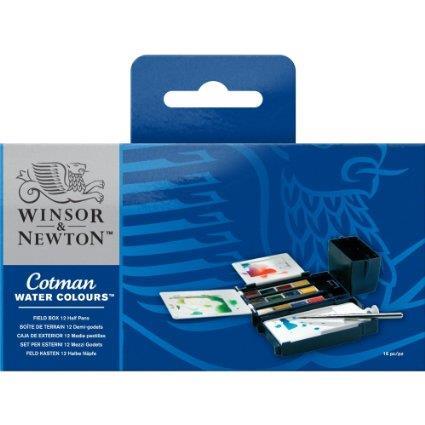 ArtdecoWinsor& Newton 12'li Cotman Kır Tipi Sulu Boya