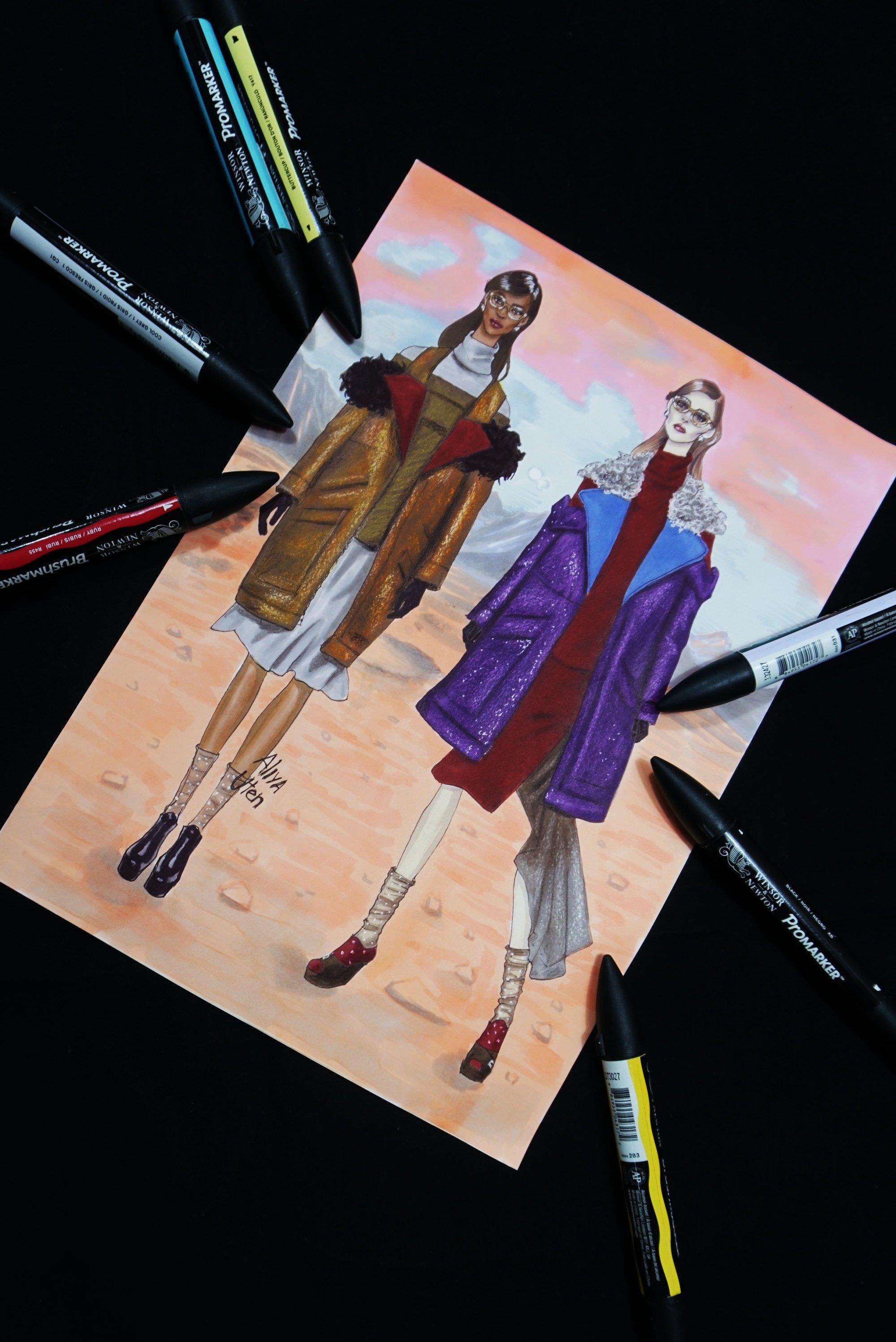 Winsor NewtonWinsor & Newton Promarker Çizim Kalemi Çift Uçlu Markör