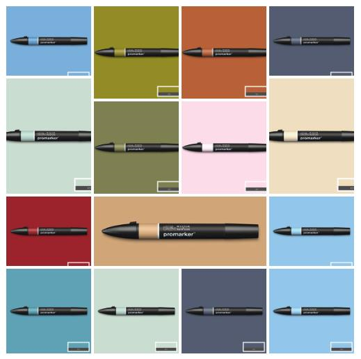 Winsor NewtonWinsor & Newton Promarker Çizim Kalemi Çift Uçlu Markör