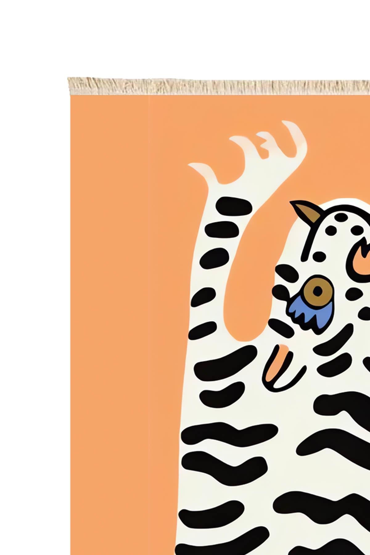 Animal Post Baskılı Dokuma Taban Halı 180 YNGMarkaev