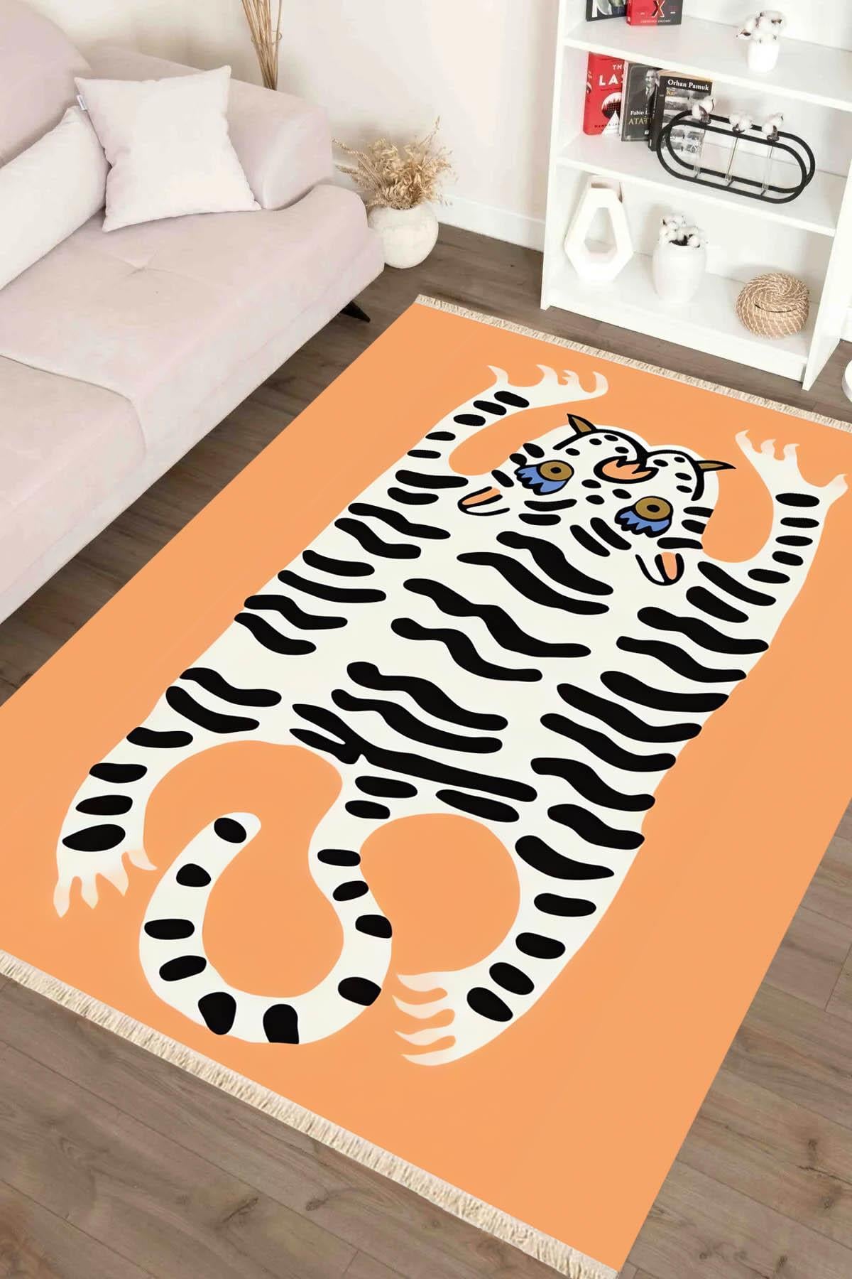 Animal Post Baskılı Dokuma Taban Halı 180 YNGMarkaev