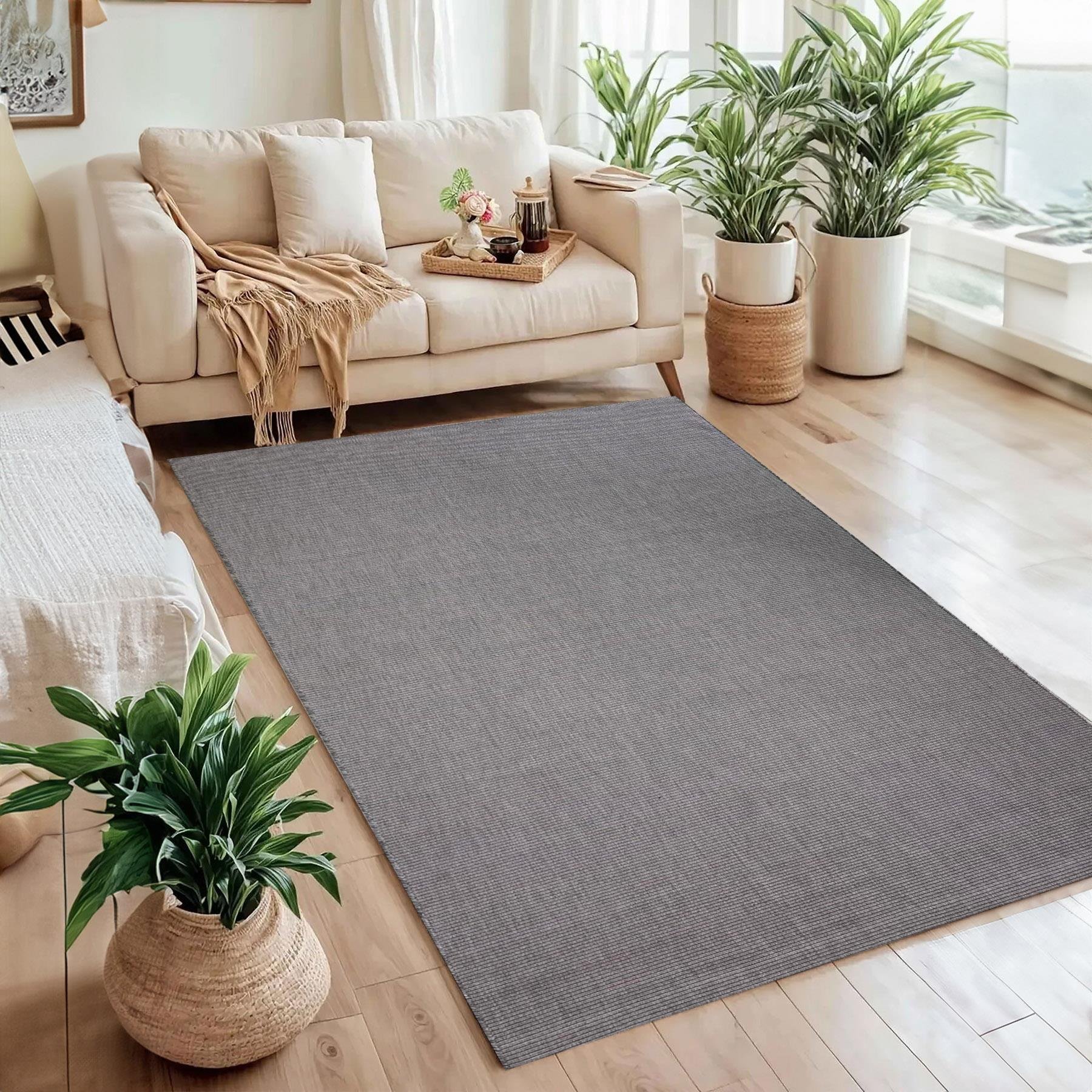 Antrasit Renk Modern Sisal Halı 3935a AntrasitMarkaev