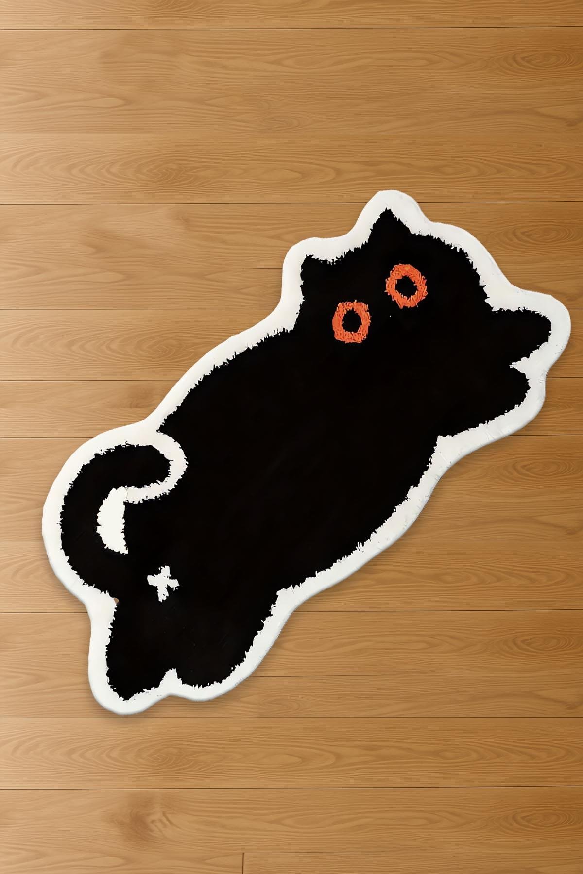 Black Cat Baskılı Dokuma Taban Halı 214 YNGMarkaev