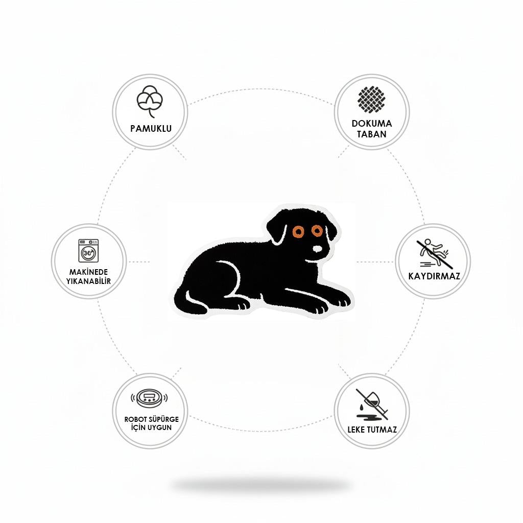 Black Dog Dokuma Taban Halı 431 YNGMarkaev