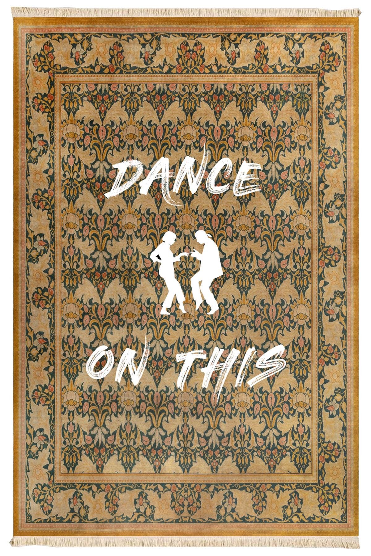 Dance Baskılı Dokuma Taban Halı 217 YNGMarkaev