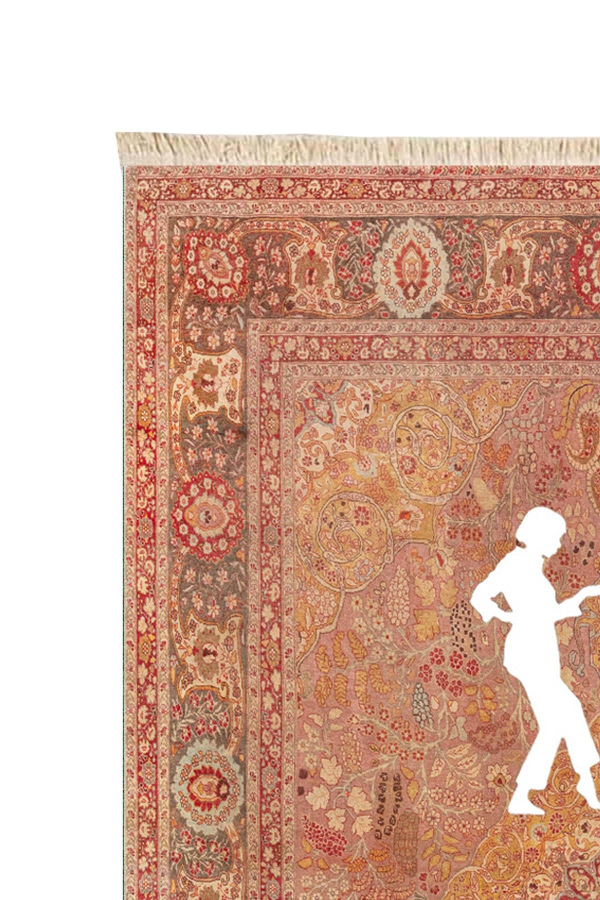 Dance On Thıs Baskılı Dokuma Taban Halı 218 YNGMarkaev