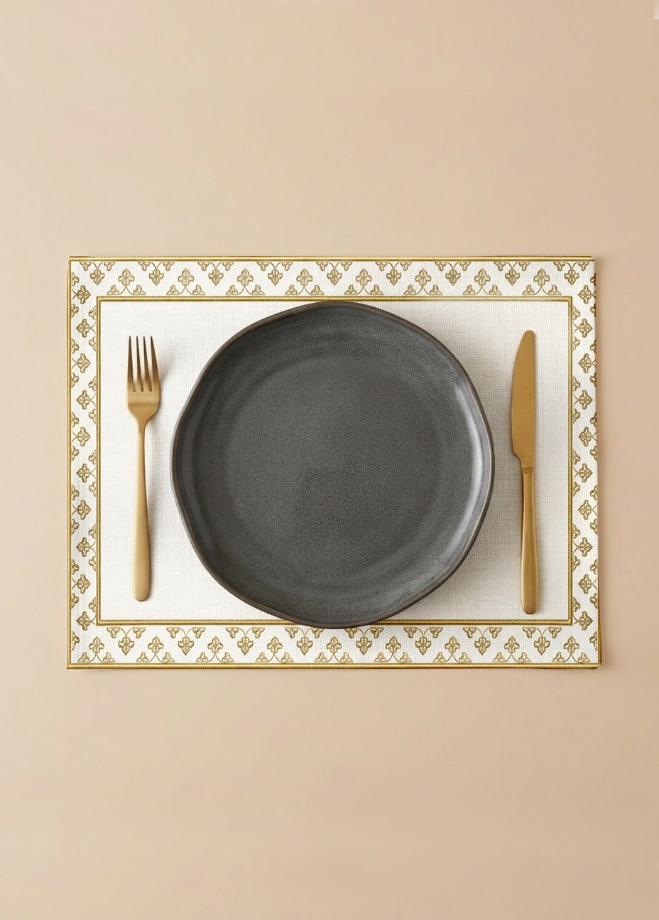 Gold Otantik Ramadan Pamuklu 6'lı Amerikan Servis TakımıMarkaev