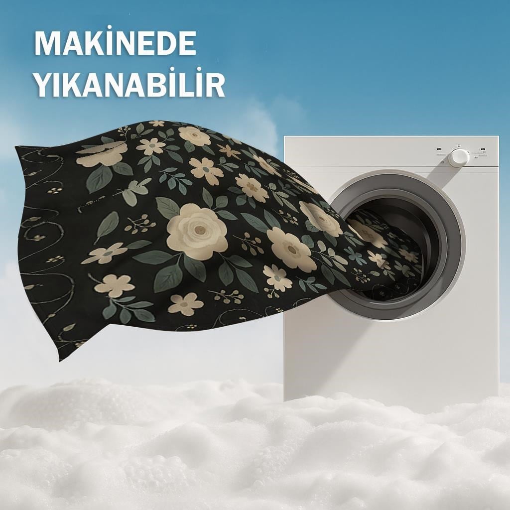 Vintage Çiçek Tarlası Dokuma Taban Halı 376 YNGMarkaev