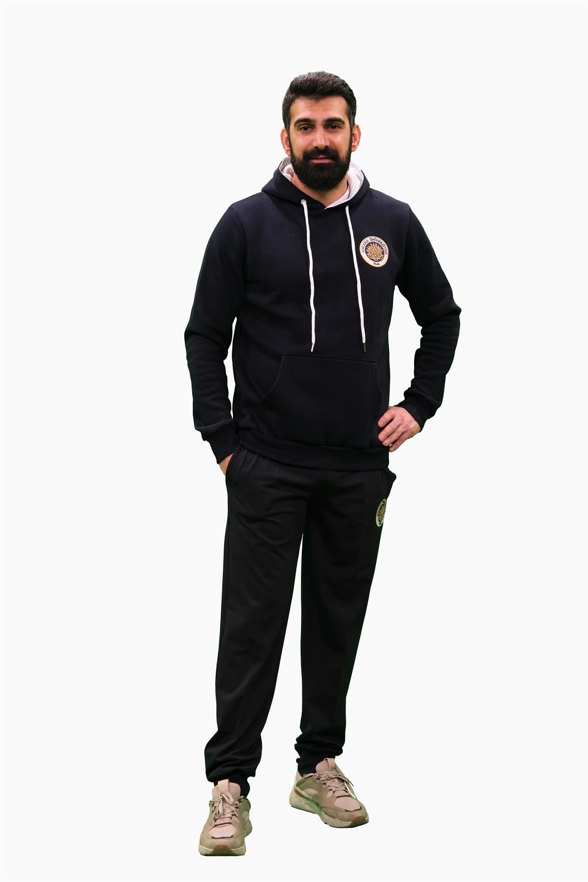  Kapüşonlu Sweatshirt ( Lacivert )