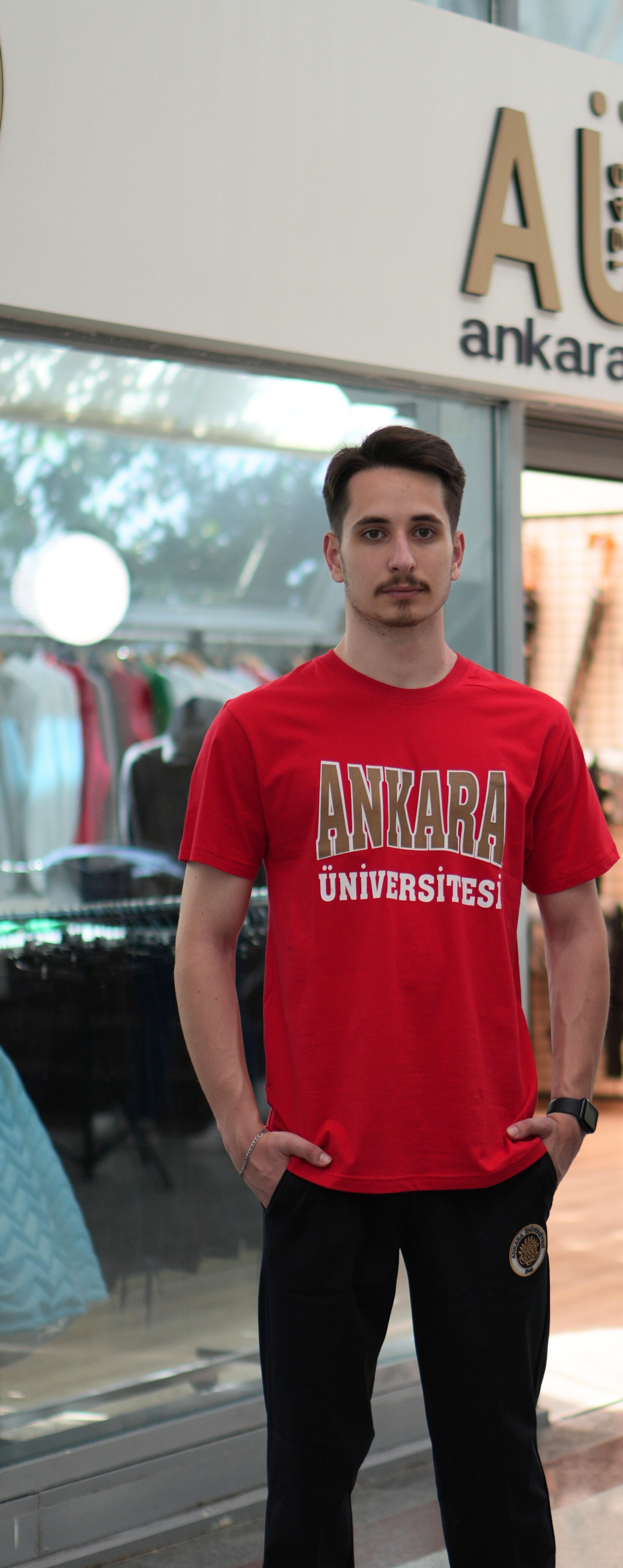 Ankara Üniversitesi T-Shırt ( Kırmızı )
