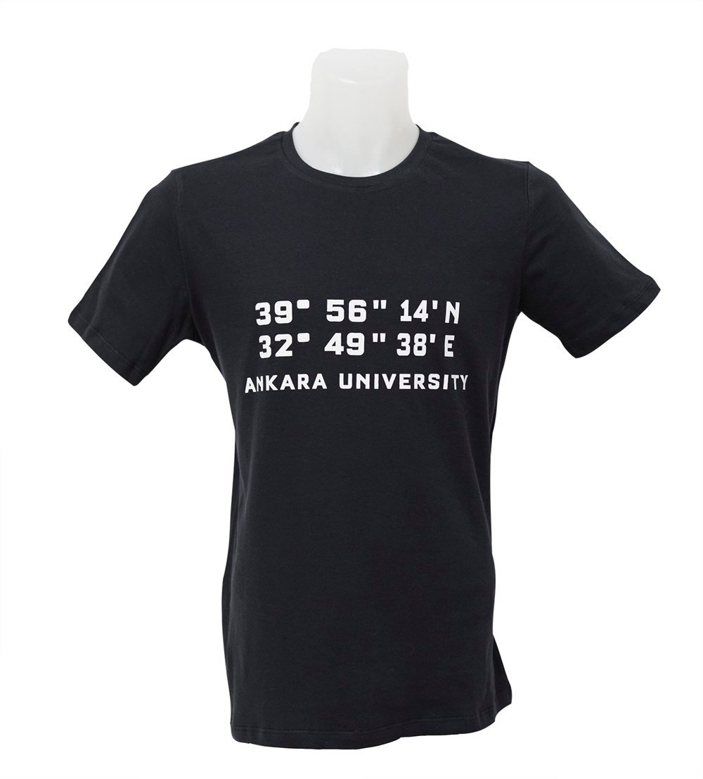 TSHIRT 0 YAKA PENYE ÖN YAZILI ( KOORDİNAT )