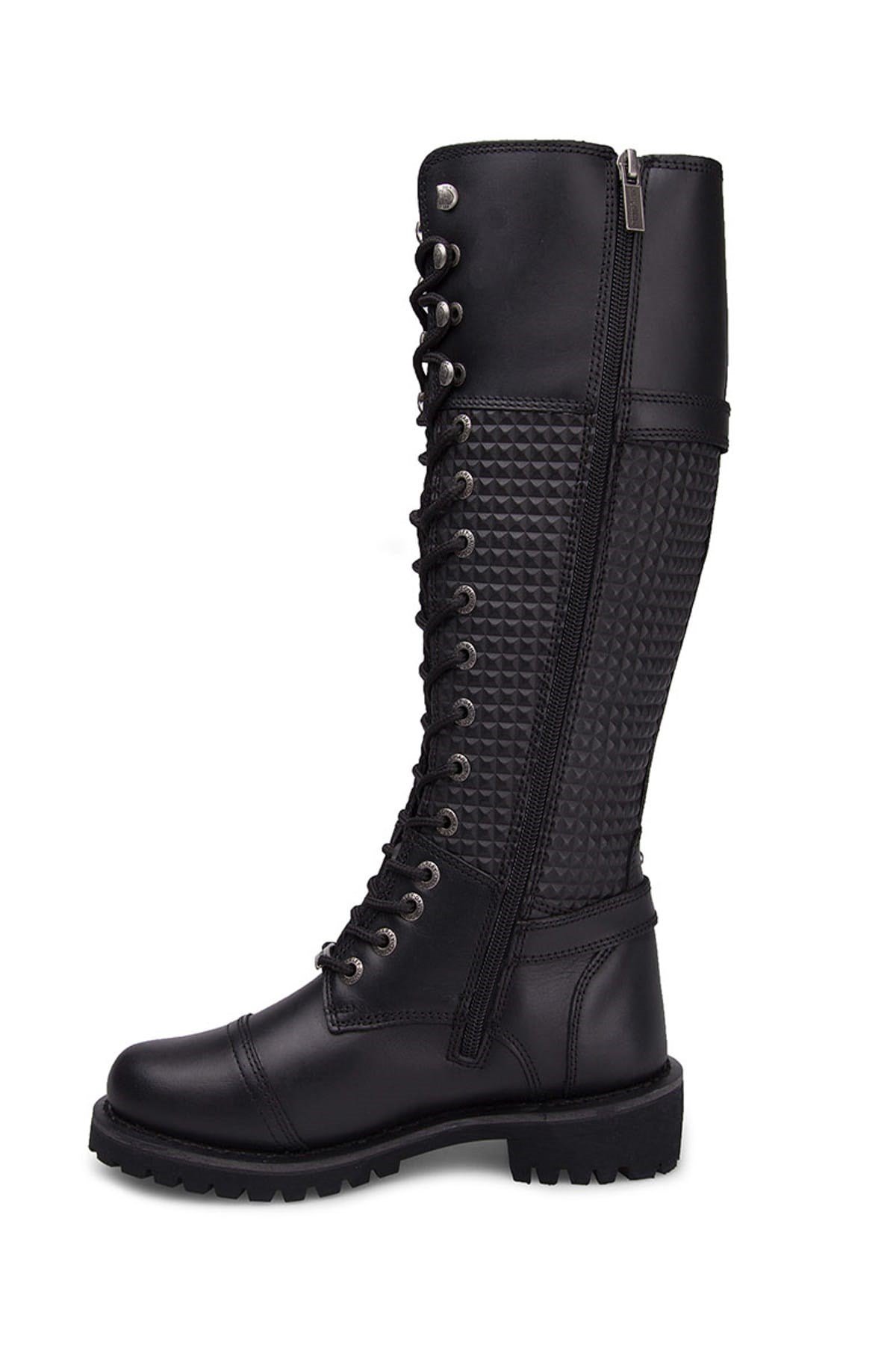 025Z100533Yeşil KunduraNEBIMV3|025Z100533|BLAHARLEY DAVIDSON TINY KADIN BOT - 025Z100533-BLACK