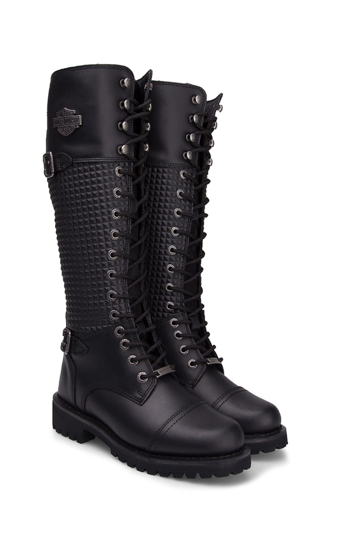 025Z100533Yeşil KunduraNEBIMV3|025Z100533|BLAHARLEY DAVIDSON TINY KADIN BOT - 025Z100533-BLACK